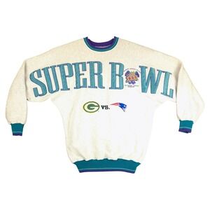 Super Bowl XXXI Sweatshirt Green Bay Packers Legends Athletic USA Mens L READ